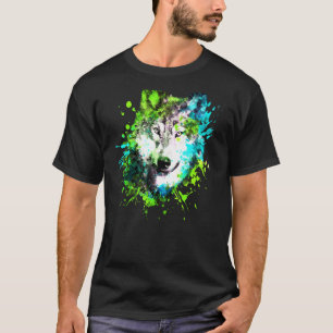 Husky Painting Wolves T-shirt
