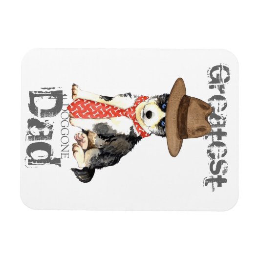 Husky Pap Magneet (Horizontaal)