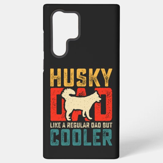 Husky Pap, Reguliere Pap Verhoogd naar Coolness Gr Samsung Galaxy Hoesje (Achterkant)
