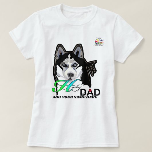 Husky Pap T-shirt (Design voorkant)