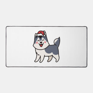 Husky Père Noël Amoureux des chiens Malamute