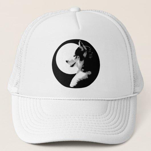 Husky Petten Sled Dog Petten Husky / Wolf Petten G (Voorkant)