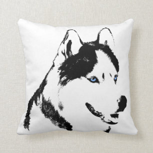 Husky Pillow Siberian Husky Malamute Gifts Kussen