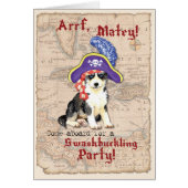 Husky Pirate Invitation (Voorkant)