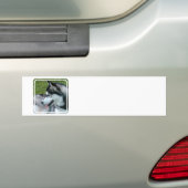 Husky Profile Bumpersticker (Op auto)