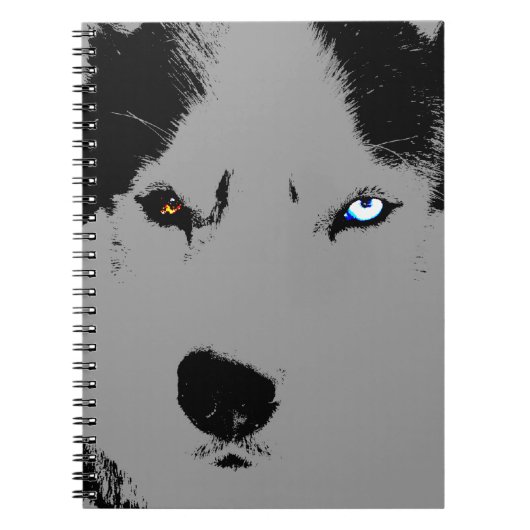 Husky Pup Carnet Siberian Husky Journal Livres (Devant)
