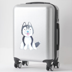 Husky Puppy Hond Dier Baby Kinderkamer Muur Kunst Sticker