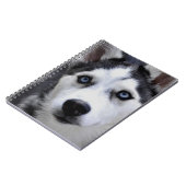 Husky Puppy Notebook Notitieboek (Linkerzijde)
