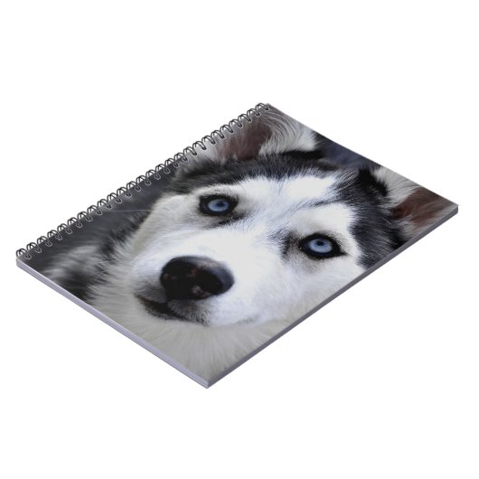 Husky Puppy Notebook Notitieboek (Linkerzijde)