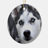 Husky Puppy Ornament (Links)