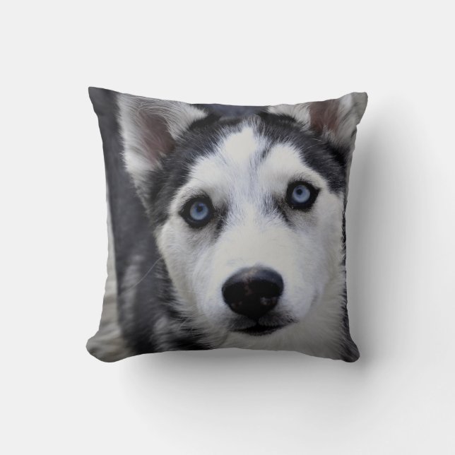 Husky Puppy Pillow Kussen (Voorkant)