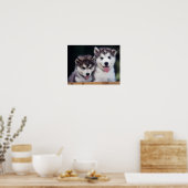 Husky Puppy Poster (Keuken)