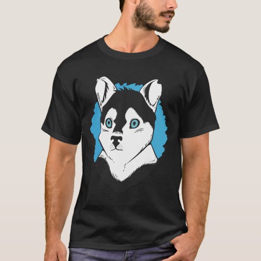 Husky Puppy T-shirt (Voorkant)