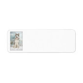 Husky Return Address Labels (Voorkant)
