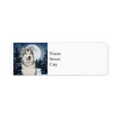 Husky Return Address Labels (Voorkant)