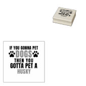 Husky Rubberstempel (Gestempeld)