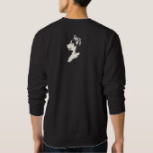 Husky Shirt Sweatshirt Husky Wolf Art Dog Shirts (Achterkant)