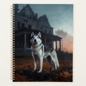 Husky sibérien Halloween Épouvantable (Devant)