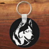 Husky Sleutelhanger Siberian Husky Malamute Dog Gi (Voorkant)