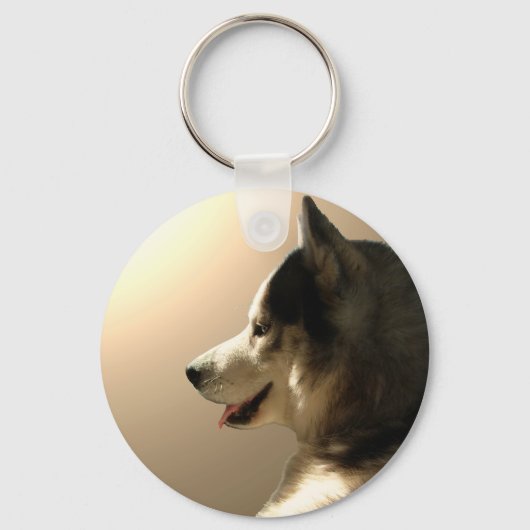 Husky Sleutelhanger Siberian Husky / Malamute Gift (Voorkant)