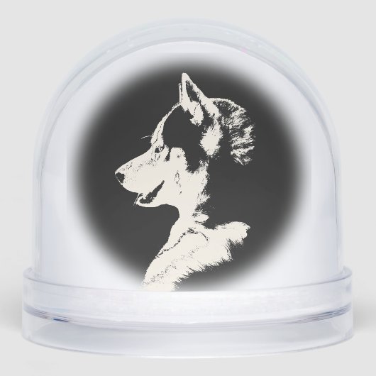 Husky Snowglobe Husky Puppy Customize Snowglobe (Avant)