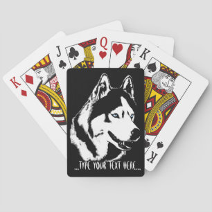Husky Speelkaarten Personaliseer Sledehond Kaarten
