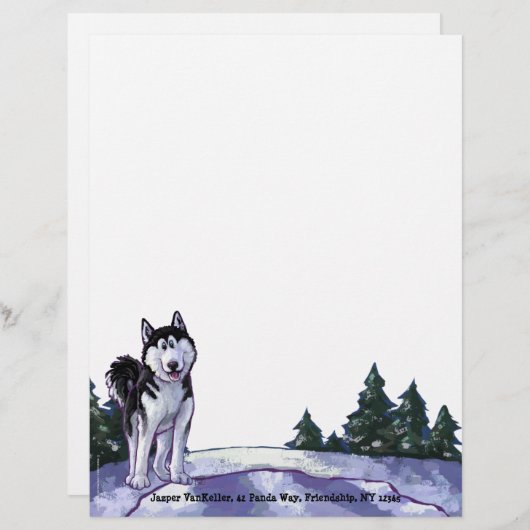 Husky Stationery (Voorkant / Achterkant)
