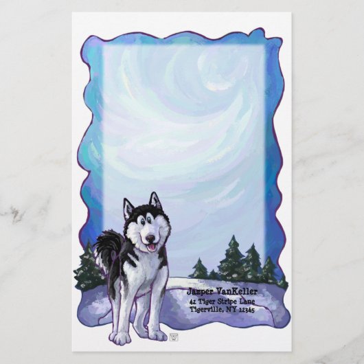 Husky Stationery Briefpapier (Voorkant)
