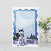 Husky Stationery Briefpapier (Staand voorkant)