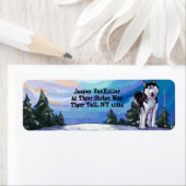 Husky Stationery Etiket (Insitu)