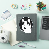 Husky Stickers Bi-Eye Husky Malamute Decals (iPad Cover)