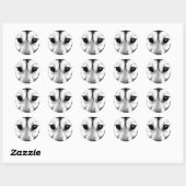 Husky Stickers Siberian Husky Wolf Pup Stickers (Vel)