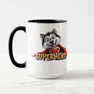Husky Superhero: Maak kennis met de Super Dog! Mok