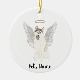 Husky Sympathy Memorial Keramisch Ornament