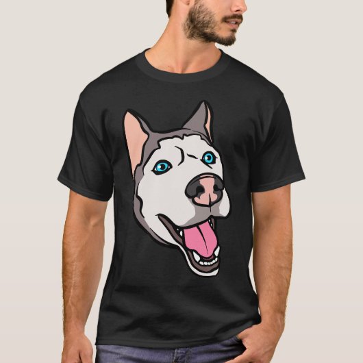 Husky T-shirt (Voorkant)
