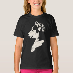 Husky T-Shirt Chien Art Chien Tee - shirt Husky Ca