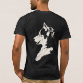 Husky T-Shirt Husky / Wolf Art Tee Dog Shirts (Dos)