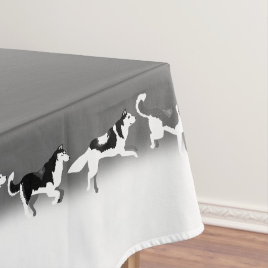 Husky Tablecloth Husky Malamute Art Tablecloth Tafelkleed (Voorbeeld)