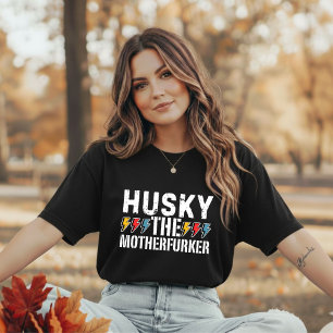 Husky The Motherfurker, Grappig Husky Design T-shi T-shirt