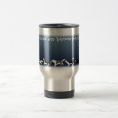 Husky Travel Mug Cup Custom Husky Sled Chig Mug Mu (Centre)