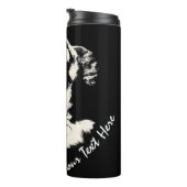 Husky Tumbler Mok Custom Husky Puppy & Cadeaus (Geroteerd rechts)