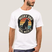Husky Vader Neem het maar Shirt - Grappige Husky E