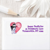 Husky Valentijnsdag Etiket (Insitu)