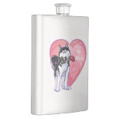 Husky Valentijnsdag Heupfles (Rechts)