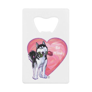 Husky Valentijnsdag Kredietkaart Flessenopener