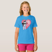 Husky Valentijnsdag T-shirt (Voorkant volledig)
