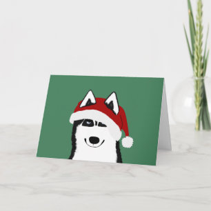 Husky wenskaart kaart
