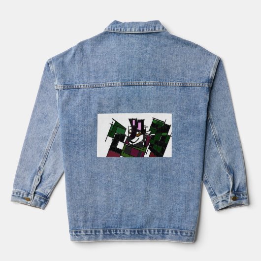 Husky winter denim jacket (Achterkant)