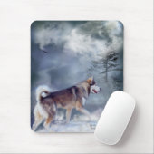 Husky - Winter Spirit Mousepad Muismat (Met muis)