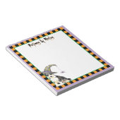 Husky Witch Notitieblok (Schuin)